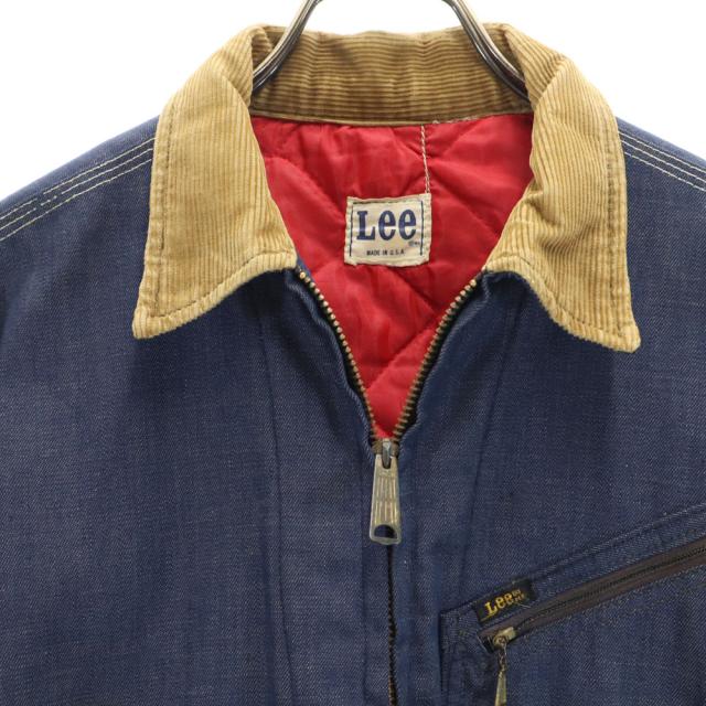 リー 70s USA製 ヴィンテージ 91B デニムジャケット インディゴ Lee 裏