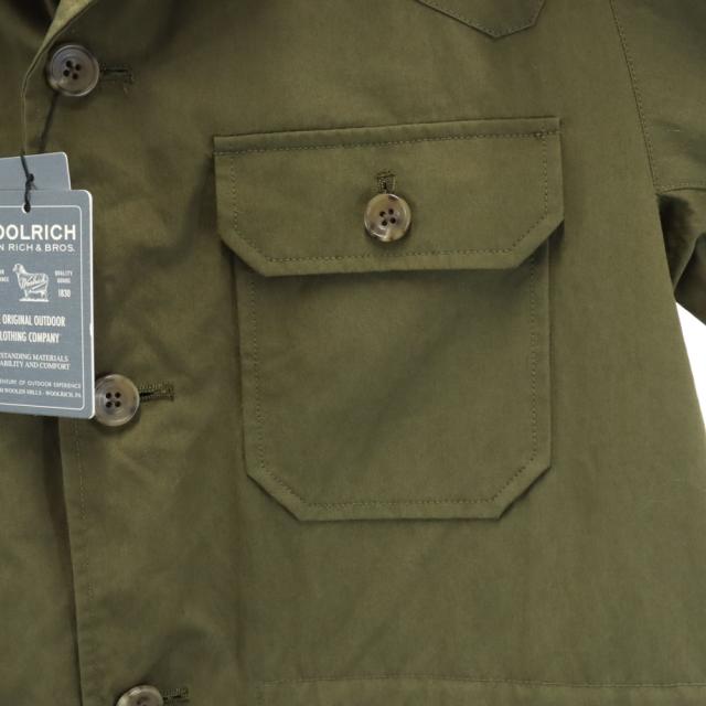 ウールリッチ 未使用 ミリタリージャケット S カーキ WOOLRICH