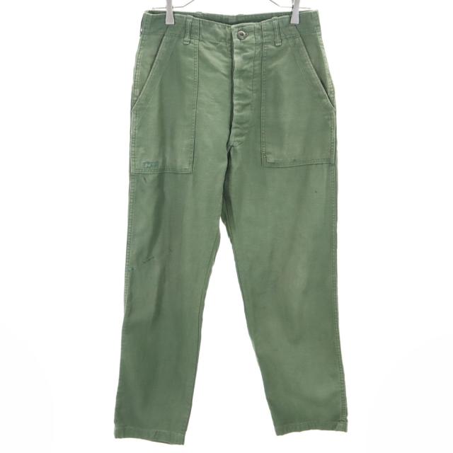 70s ベイカーパンツ コットン100 ダブルステッチ ボタンフライ