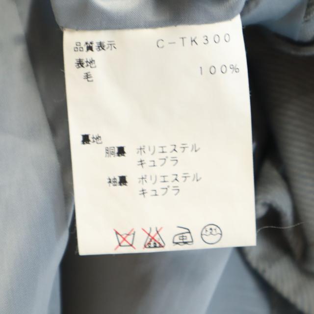 バレンシアガ 90s 日本製 オールド チェック柄 テーラードジャケット 98BB4 グレー BALENCIAGA ブレザー メンズ_8