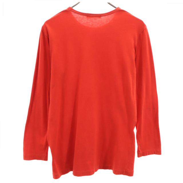 コムデギャルソン 1988年 80s ヴィンテージ 長袖 Tシャツ レッド COMME des GARCONS ロンT レディース_1
