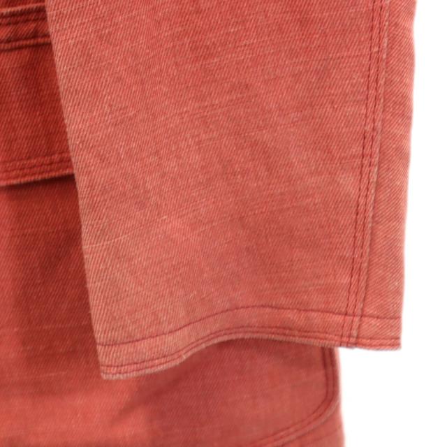 ヘルノ イタリア製 リネンブレンド ダブル ジャケット 48 朱色系 Herno メンズ ヘルノ イタリア製 リネンブレンド ダブル ジャケット 48 朱色系 Herno