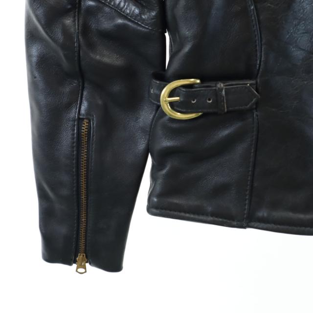 Vanson USA製 レザージャケット シングルライダース 牛革 ブラック バンソン VANSON ENF シングル ライダース ブラック | Jalana | ジャラーナ