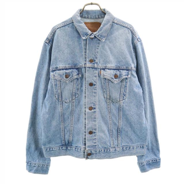 リーバイス 90s 75505-0212 オレンジタブ　オールド デニムジャケット 44 ブルー Levi’s ジージャン メンズ