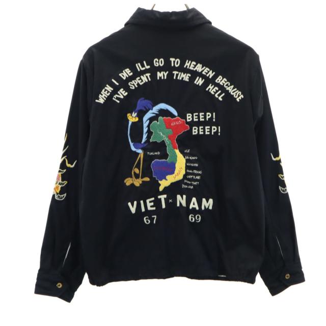 トーヨーエンタープライズ ルーニーテューンズ TT14573 長袖 コットンベトナム ジップジャケット 東洋エンタープライズ メンズ トーヨーエンタープライズ ルーニーテューンズ TT14573 長袖 コットン