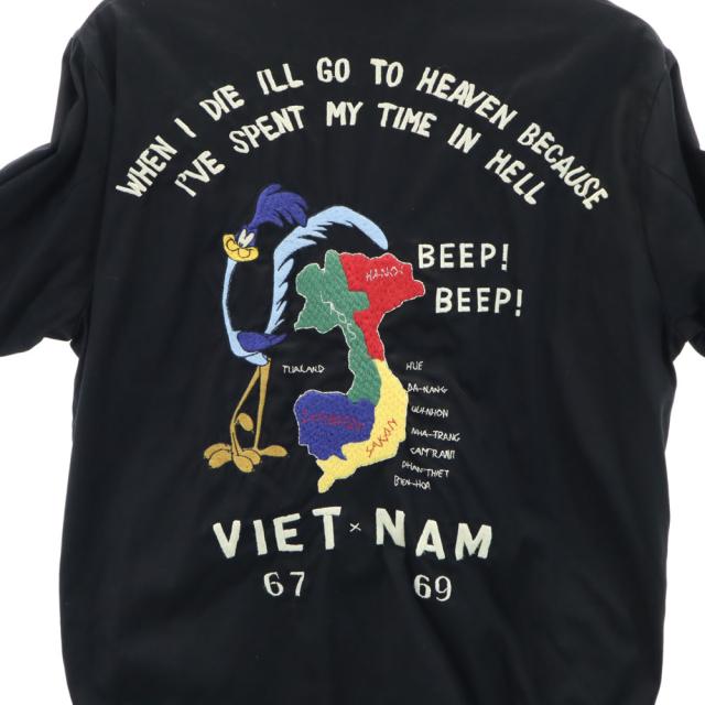 トーヨーエンタープライズ ルーニーテューンズ TT14573 長袖 コットンベトナム ジップジャケット 東洋エンタープライズ メンズ トーヨーエンタープライズ ルーニーテューンズ TT14573 長袖 コットン