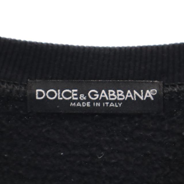 ドルチェアンドガッバーナ イタリア製 ミッキーマウス 長袖 トレーナー ブラック系 DOLCE&GABBANA 裏起毛 スウェット レディース ドルチェアンドガッバーナ イタリア製 ミッキーマウス 長袖 トレーナー