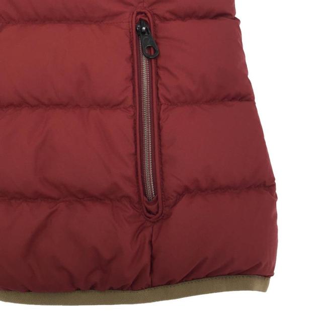 ケープホーン ロゴワッペン ダウンジャケット レッド CAPEHORN 