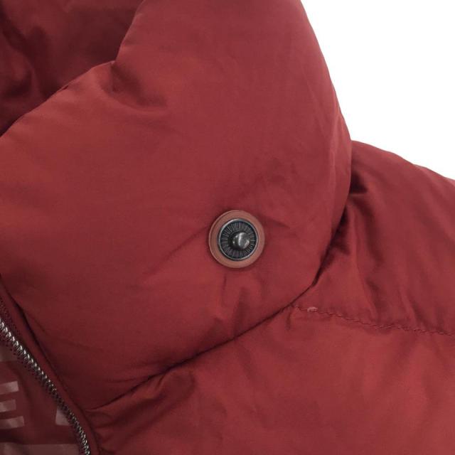 ケープホーン ロゴワッペン ダウンジャケット レッド CAPEHORN 
