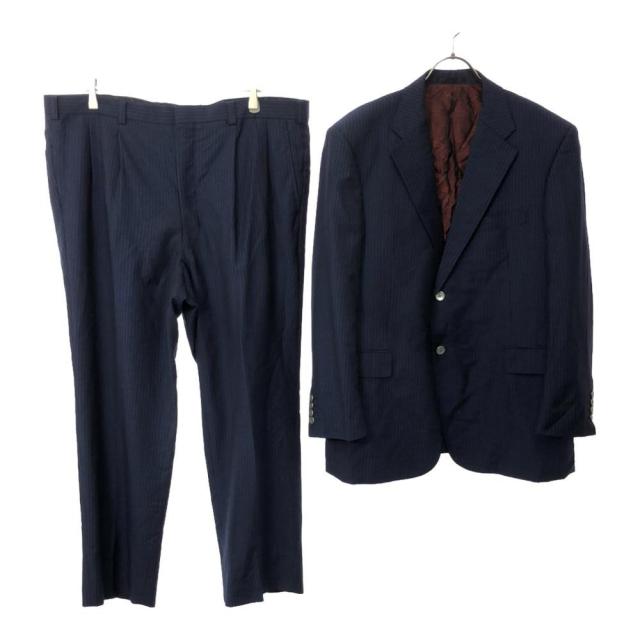 Ermenegildo Zegna ゼニア ストライプ ウールセットアップスーツ 美品】Ermenegildo Zegna スーツセットアップ ストライプ柄 M - メルカリ