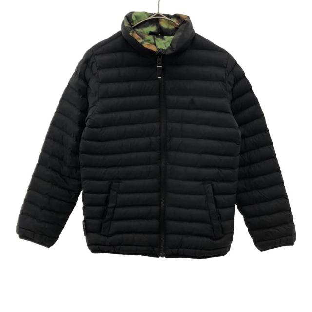 バートン リバーシブル 中綿 ジップジャケット M（10/12） ブラック×グリーン BURTON キッズの通販は