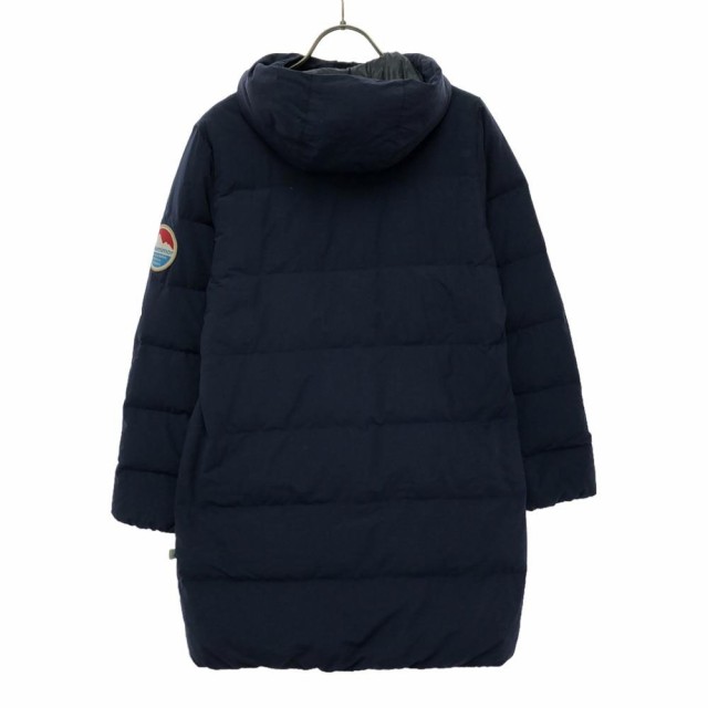 【高品質】 カリマー ワッペン フーデッド ダウンコート S ネイビー その他