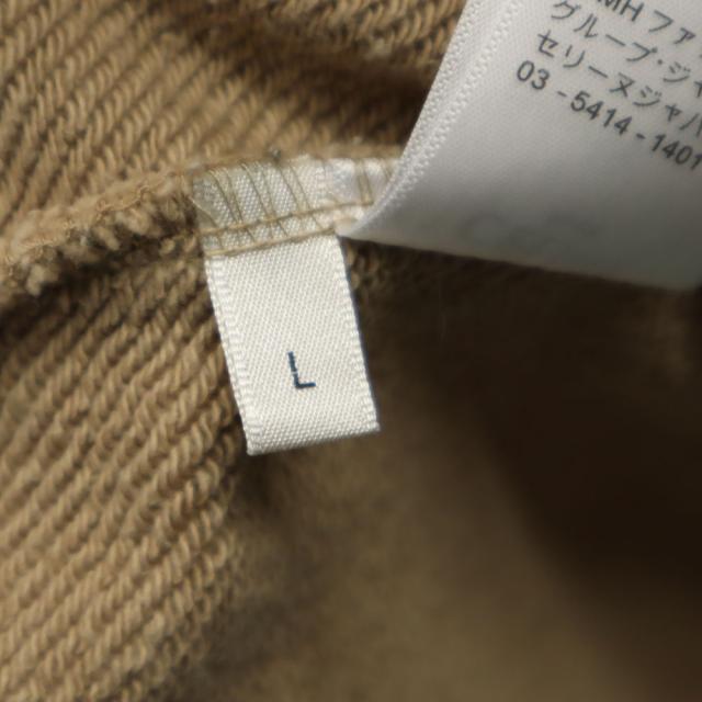 セリーヌ 日本製 長袖 スウェット トレーナー L ベージュ CELINE レディース_8