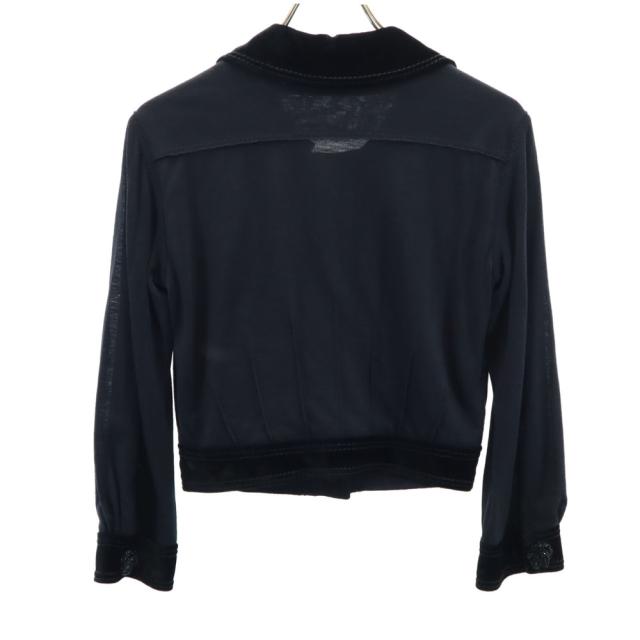 ルイヴィトン フランス製 ジャケット 34 ブラック LOUIS VUITTON レディース_1