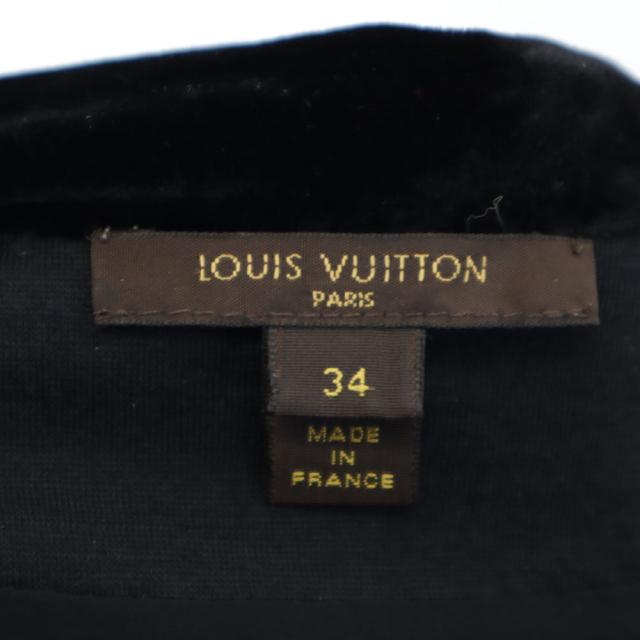 ルイヴィトン フランス製 ジャケット 34 ブラック LOUIS VUITTON レディース_7