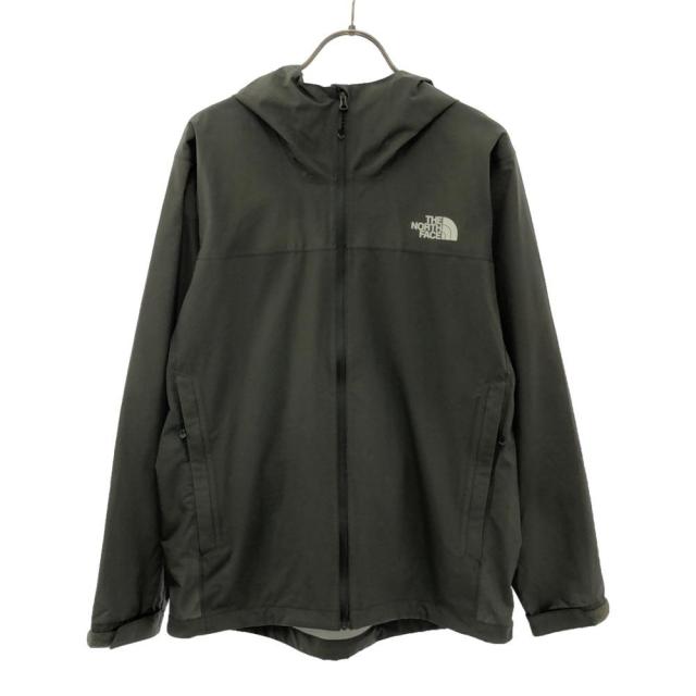 ノースフェイス NP12306 ロゴプリント 長袖 マウンテンパーカー S カーキ系 THE NORTH FACE アウトドア メンズ