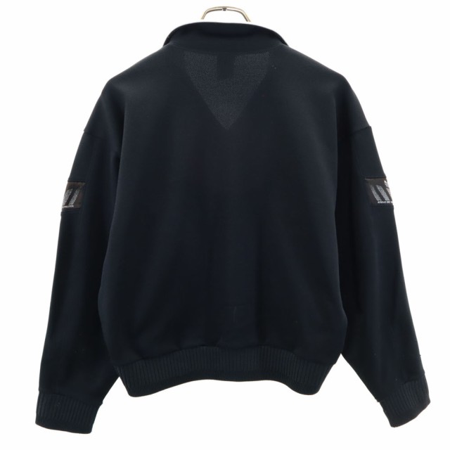 アディダス 80s デサント製 オールド トレフォイルロゴ 長袖 ジップジャケット M ブラック adidas ジャージ レディースの通販は
