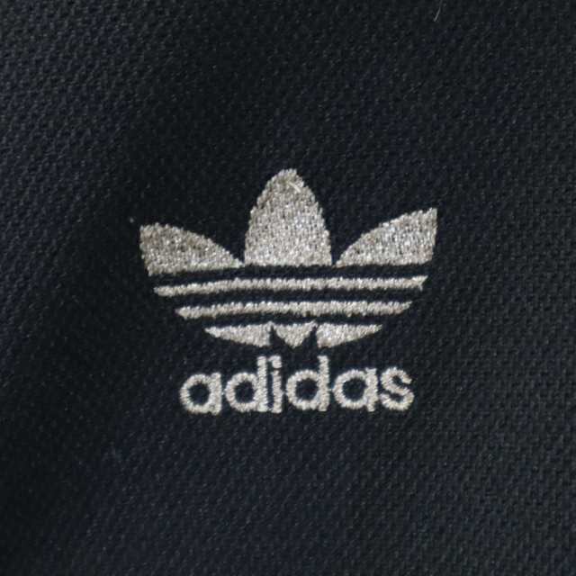 アディダス 80s デサント製 オールド トレフォイルロゴ 長袖 ジップジャケット M ブラック adidas ジャージ レディースの通販は