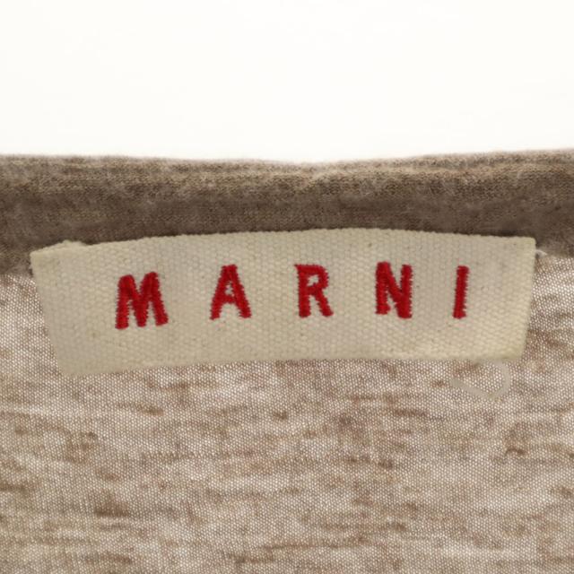マルニ イタリア製 5分袖 Tシャツ 40 ベージュ系 MARNI ロンT レディース_6