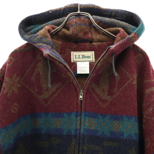 80s ポルトガル製llbeanウールパーカー エルエルビーン 80s ポルトガル製 ウールブレンド ヴィンテージ