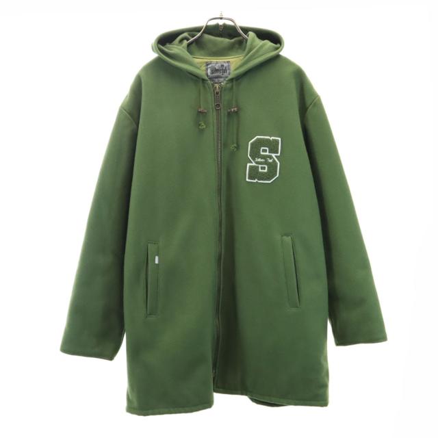 リーバイス 90s シルバータブ オールド メルトン フーデッド コート M グリーン系 Levi’s Silver Tab 裏キルティング メンズ