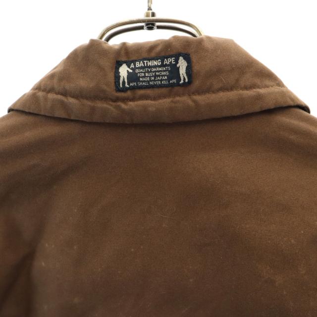 アベイシングエイプ 日本製 ダッフルコート S ブラウン系 A BATHING APE 裏キルティング メンズ アベイシングエイプ 日本製 ダッフルコート S ブラウン系 A BATHING