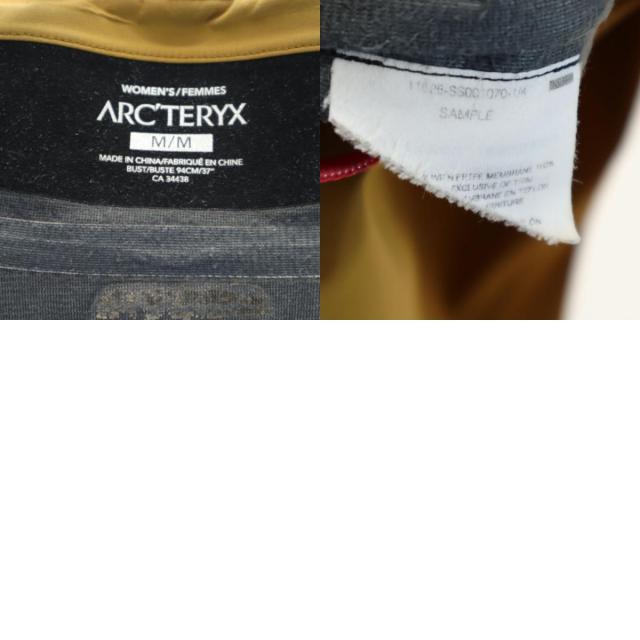 アークテリクス GORE-TEX レインコート M イエロー ARC’TERYX アウトドア サンプル レディース_9