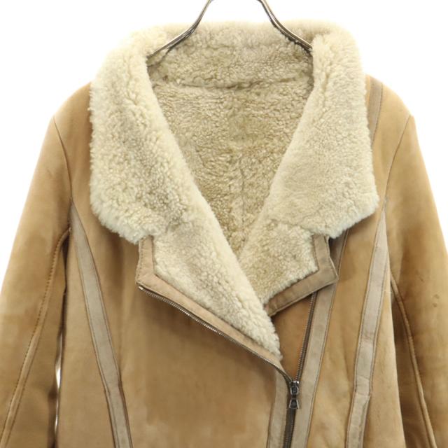 ニールバレット ルーマニア製 レザーコート L ベージュ NEIL BARRETT