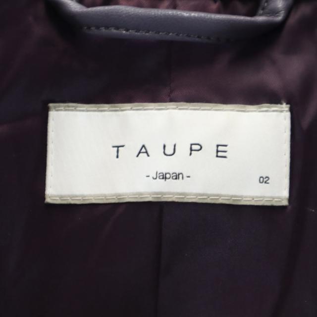 TAUPE 日本製 レザージャケット 2 パープル メンズ_6