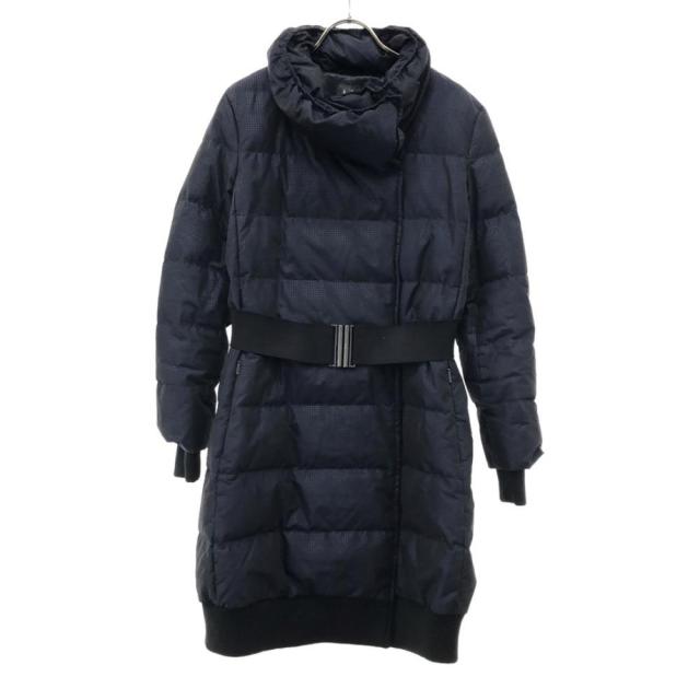 ARMANI EXCHANGE - アルマーニ エクスチェンジ ドット柄 ダウンコート S ネイビー ARMANI EXCHANGE レディース アルマーニ エクスチェンジ ドット柄 ダウンコート S ネイビー