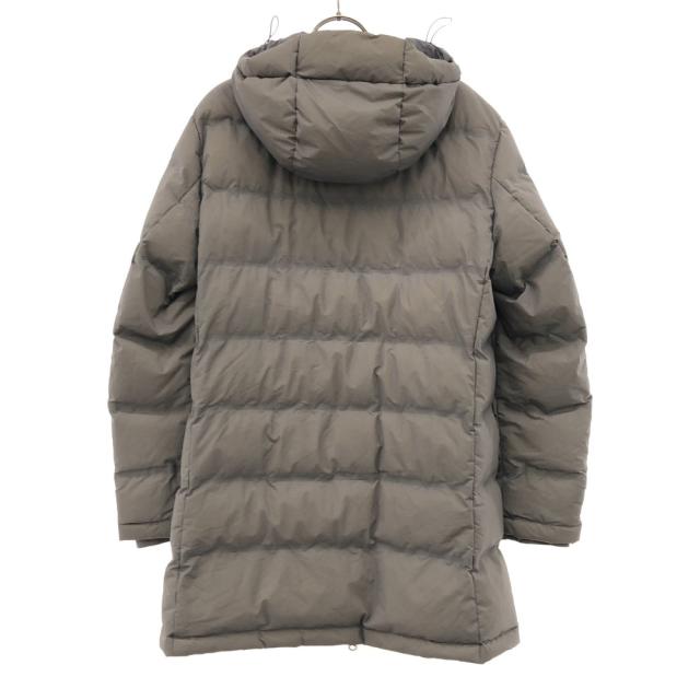 ユニクロ シームレス ダウンジャケット S グレー UNIQLO ダブルジップ 