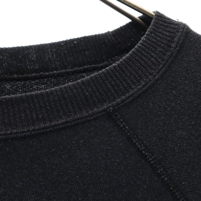 ヘインズ 90s アップル オールド 企業 長袖 トレーナー M ブラック系 Hanes スウェット 裏起毛 メンズ