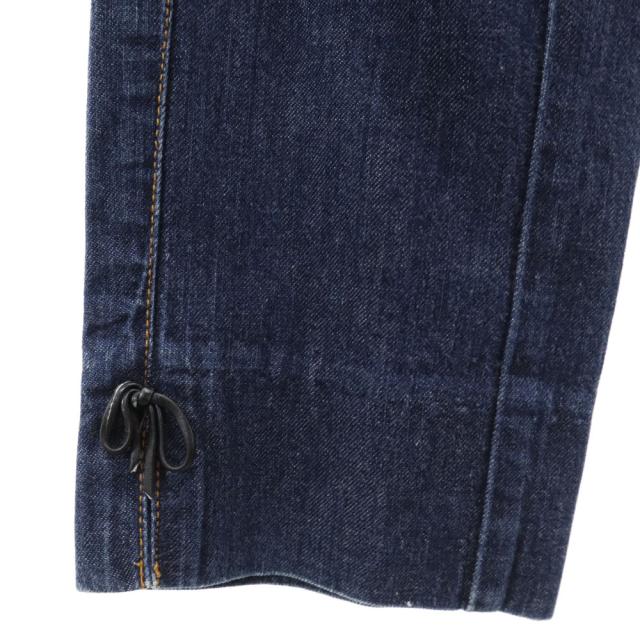 グッチ イタリア製 シャンブレー クロップドパンツ 38 GUCCI レディース_3