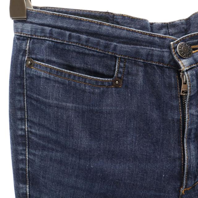グッチ イタリア製 シャンブレー クロップドパンツ 38 GUCCI レディース_4