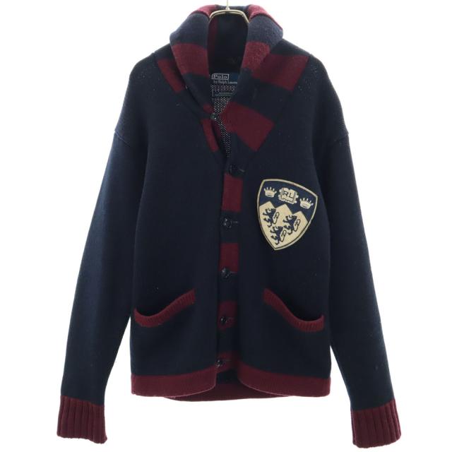 ポロバイラルフローレン メリノウール 長袖 ショールカラー ニットカーディガン M ネイビー Polo by Ralph Lauren メンズの通販は