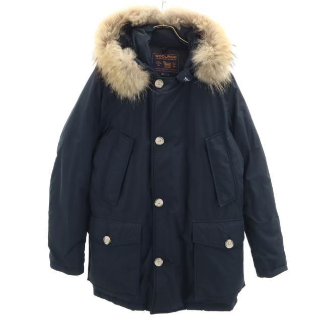 ウールリッチ モルドバ製 アークティック パーカー S ネイビー WOOLRICH ARCTIC PARKA たぬきファー メンズ
