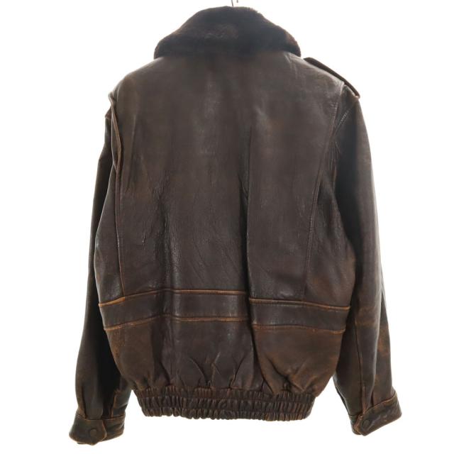 ハーレーダビッドソン 90s オールド レザージャケット 40 ブラウン