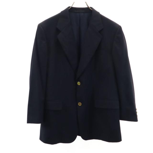 ランバンクラッシック 80s 90s オールド テーラードジャケット 46 濃紺 LANVIN CLASSIQUE ブレザー メンズの通販は 5,423円