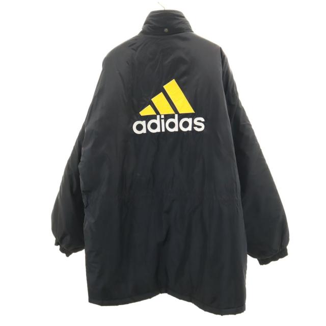 アディダス バックロゴ 中綿コート L ブラック adidas メンズ