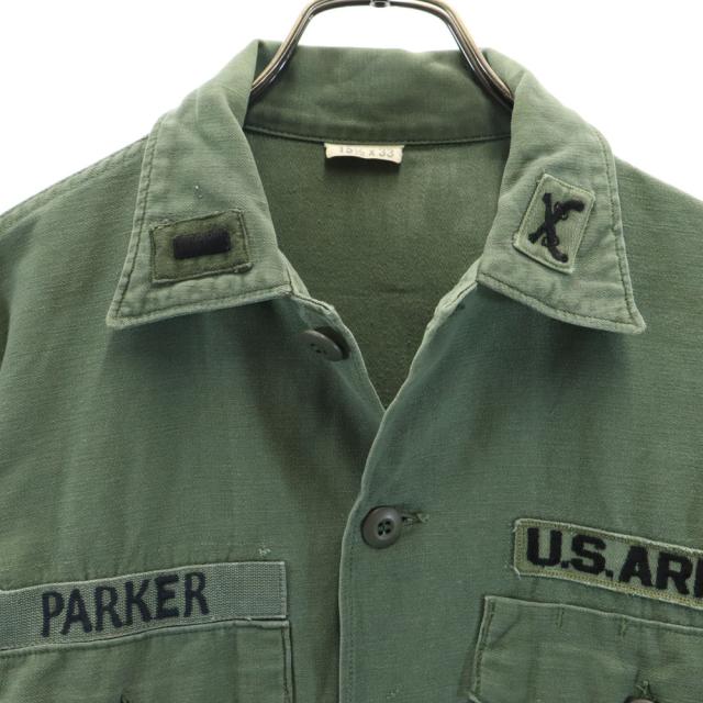 アメリカ軍 60s ヴィンテージ サテン DSA BDU 長袖 ミリタリーシャツ