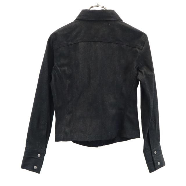 イタリア製*GUCCI*グッチ デニムジャケット コットン ブラック 38 中古・古着通販】GUCCI (グッチ) トム・フォード期 デニム