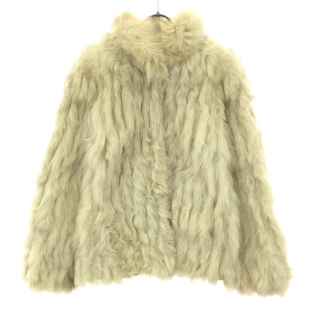 サガフォックス ファー ジャケット M ベージュ系 SAGA FOX 毛皮 レディース 11,880円