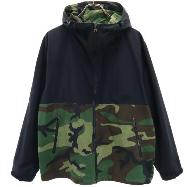 ノースフェイス NP71535 アウトドア コンパクト ジャケット M ブラック×カーキ THE NORTH FACE メンズの通販は