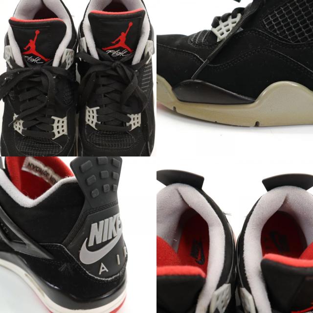 ナイキ エアジョーダン 4 レトロ オージー ブレッド スニーカー 28.5 ブラック NIKE AIR JORDAN 308497-060 4 RETRO OG BRED メンズ_8