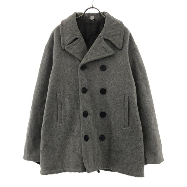 ヴィンテージ 80s USA製 ピーコート L グレー VINTAGE 裏地付き メンズの通販は