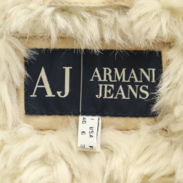 アルマーニジーンズ フェイクレザー ロングコート 6 ベージュ ARMANI JEANS レディース_6