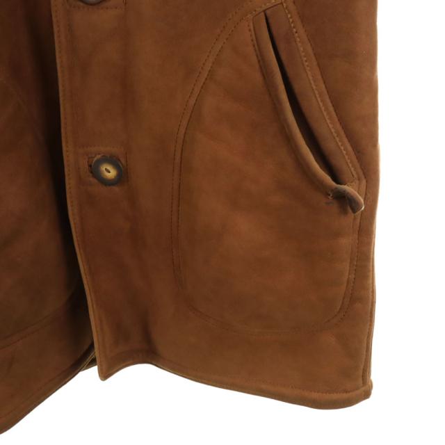 ヴィンテージ 70s 80s ムートンコート 40 ブラウン VINTAGE メンズ