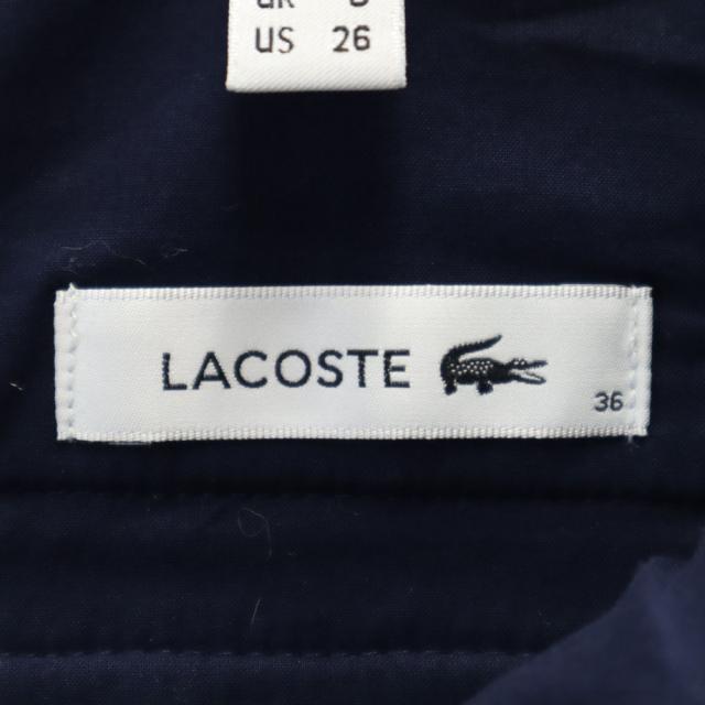 LACOSTE ラコステ スリムパンツ 36 ネイビー レディースの通販はau PAY