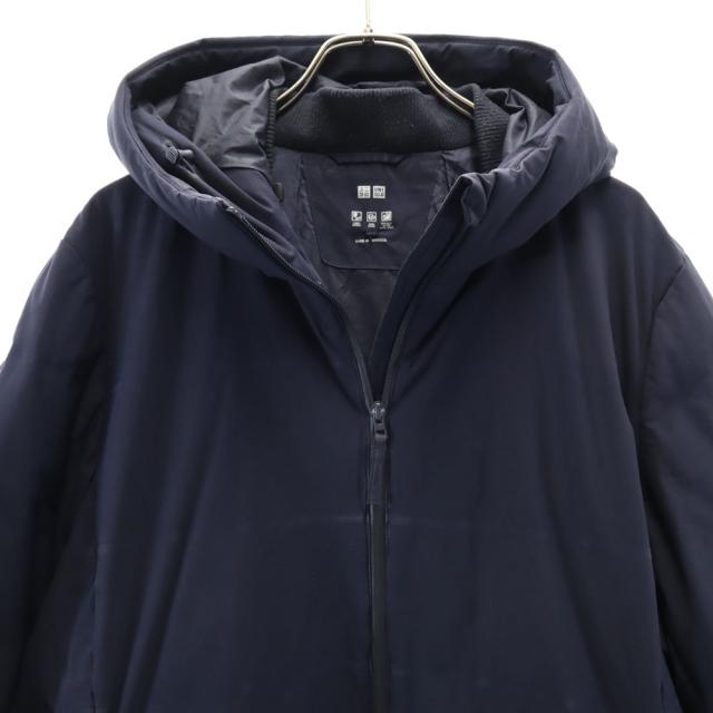ユニクロ シームレス ダウンジャケット ネイビー UNIQLO レディースの