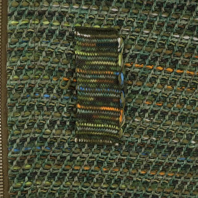 コーヘン 日本製 ツイード フライトジャケット 48 グリーン系 COOHEM